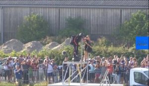 L'homme volant, Francky Zapata, est prêt pour dimanche