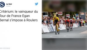 Cyclisme : Deux jours après sa victoire au Tour de France, Egan Bernal remporte le critérium de Roulers