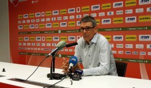 Jean-Louis Garcia : "C'est un peu sévère d'être mené à la mi-temps " face à Valenciennes (1-1)