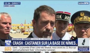 Christophe Castaner sur le crash à Générac :  "Sauver c'est le risque de périr aussi"