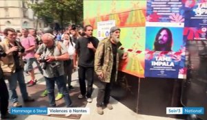 Hommage à Steve Maia Caniço : scènes de violence à Nantes
