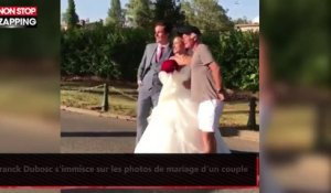 Franck Dubosc s'immisce sur les photos de mariage d'un couple (vidéo)