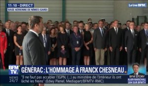 Une minute de silence en hommage à Franck Chesneau, le pilote du Tracker mort à Générac