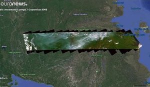 Les incendies en Sibérie vus du ciel