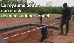 La Thaïlande détruit les restes de son stock de mines antipersonnel