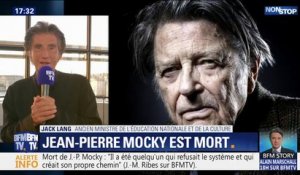 Mort de Jean-Pierre Mocky: pour Jack Lang, "c'est un homme qui a été en permanence en irruption contre une certaine bien-pensance"