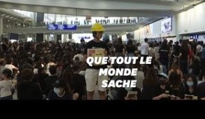 À Hong Kong, la protestation s'est déplacée à l'aéroport