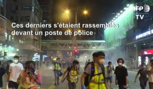 Hong Kong: la police tire du gaz lacrymogène sur des manifestants pro-démocratie