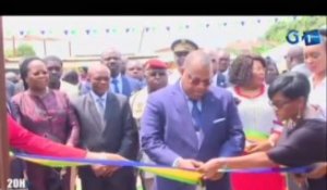 RTG - Inauguration du nouveau marché d’Akourounam II par le Premier Ministre, Julien Nkoghe Bekale