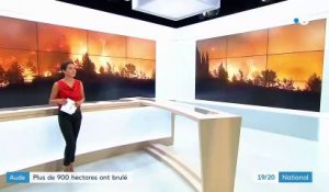 Incendie : plus de 900 hectares brûlés dans l'Aude