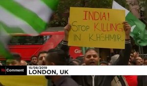 Manifestation à Londres contre la révocation de l’autonomie du Cachemire indien