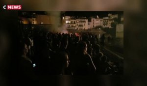 Un feu d'artifice incontrôlable à Collioure