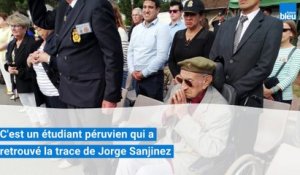 Un retour en Normandie très émouvant pour Jorge Sanjinez, vétéran de la bataille de Normandie