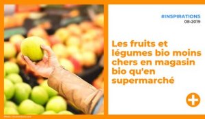 Les fruits et légumes bio moins chers en magasin bio qu'en supermarché