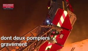 Créteil: incendie d'un immeuble jouxtant l'hôpital Henri-Mondor
