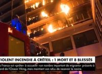 Les images des pompiers du terrible incendie cette nuit dans le périmètre de l'Hôpital Henri-Mondor à Créteil