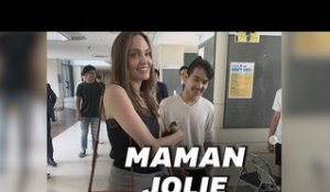 Angelina Jolie très émue de laisser Maddox étudier en Corée