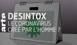 Le coronavirus créé par l’homme ? | 04/02/2020 | Désintox | ARTE