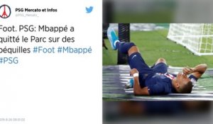 PSG : Kylian Mbappé sort sur blessure, l’hécatombe en attaque à Paris