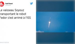 Le vaisseau Soyouz transportant le robot Fedor s’est arrimé à la Station spatiale internationale