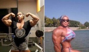 Une culturiste passe de 40 à 90kg. Transformation incroyable