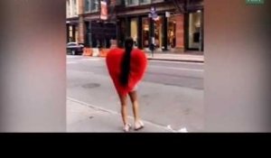 Rihanna casse Snapchat emmitouflée dans un manteau coeur