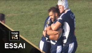 TOP 14 - Essai Paul ABADIE (SUA) - Agen - Brive - J2 - Saison 2019/2020