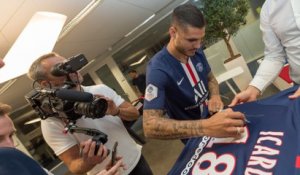 Le premier jour de Mauro Icardi à Paris