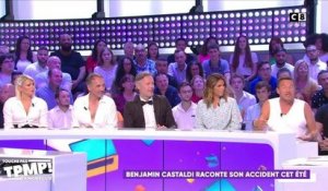 Benjamin Castaldi paralysé suite à un accident : il a frôlé la catastrophe en vacances, il raconte dans Touche pas à mon poste - Lundi 2 septembre 2019