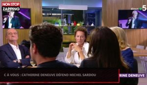 C à Vous : Catherine Deneuve défend Michel Sardou après son coup de gueule (Vidéo)