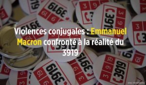 Violences conjugales : Emmanuel Macron confronté à la réalité du 3919