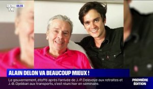 Le fils d'Alain Delon donne des nouvelles rassurantes sur le rétablissement de son père