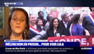 Jean-Luc Mélenchon en prison ... pour voir Luiz Inácio Lula da Silva