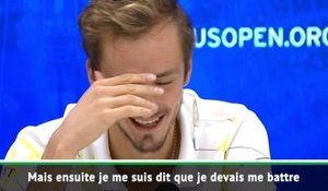 US Open - Medvedev : "Déçu du résultat mais heureux de ma façon de jouer"