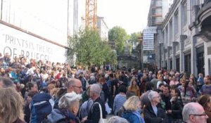 Des manifestants marchent pour la justice sociale et le climat à Bruxelles