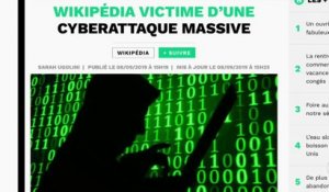 Wikipédia, victime d'une énorme cyberattaque