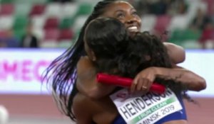 ATHLETISME / THE MATCH : Les Américaines impériales en relais 4x100m