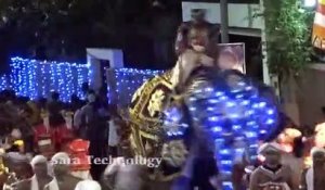 Un éléphant devient fou et fonce sur la foule pendant une parade au Sri Lanka