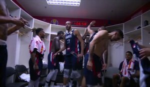 La joie sereine des Bleus dans les vestiaires