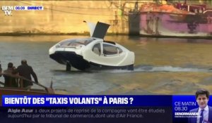 Les "taxis volants" au-dessus de la Seine de nouveau testés ce lundi à Paris