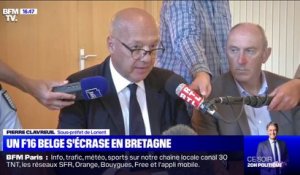Crash d’un F16 dans le Morbihan: "Les deux pilotes sont indemnes", déclare le sous-préfet de Lorient