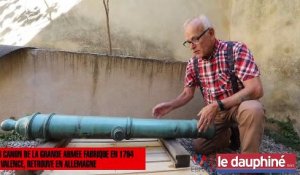 Valence: ils ont ramené d’Allemagne, un canon fondu à Valence il y a 225 ans