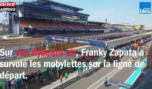 Le Mans : Franky Zapata survole le circuit Bugatti (Vidéo)