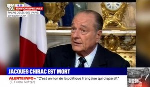 "Je décide et il exécute": En 2004, Jacques Chirac fait taire les rumeurs de différend avec son ministre des Finances, Nicolas Sarkozy