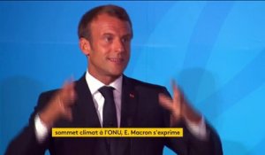 Sommet pour le climat : "Des actes, des actes, des actes", réclame Emmanuel Macron