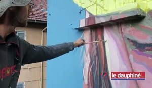 SAVOIE Les façades de Moûtiers se colorent grâce au festival de street art