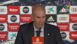 6e j. - Zidane évoque la gestion de son effectif