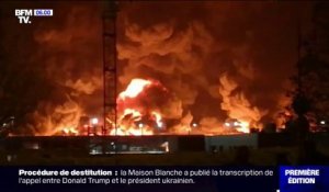 Les images très impressionnantes d'un important incendie à l'usine Lubrizol de Rouen