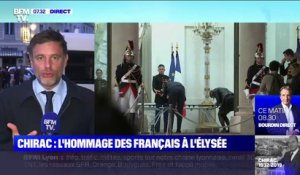 Hommage à Jacques Chirac: les portes de l'Élysée viennent de rouvrir pour accéder aux livres d'or