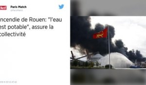 Incendie de Rouen : L’eau est potable, confirme la Métropole